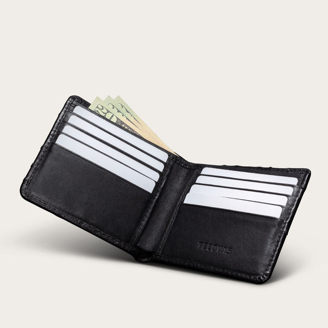 Ostrich Leather Wallet for Men & Women | Tecovas
